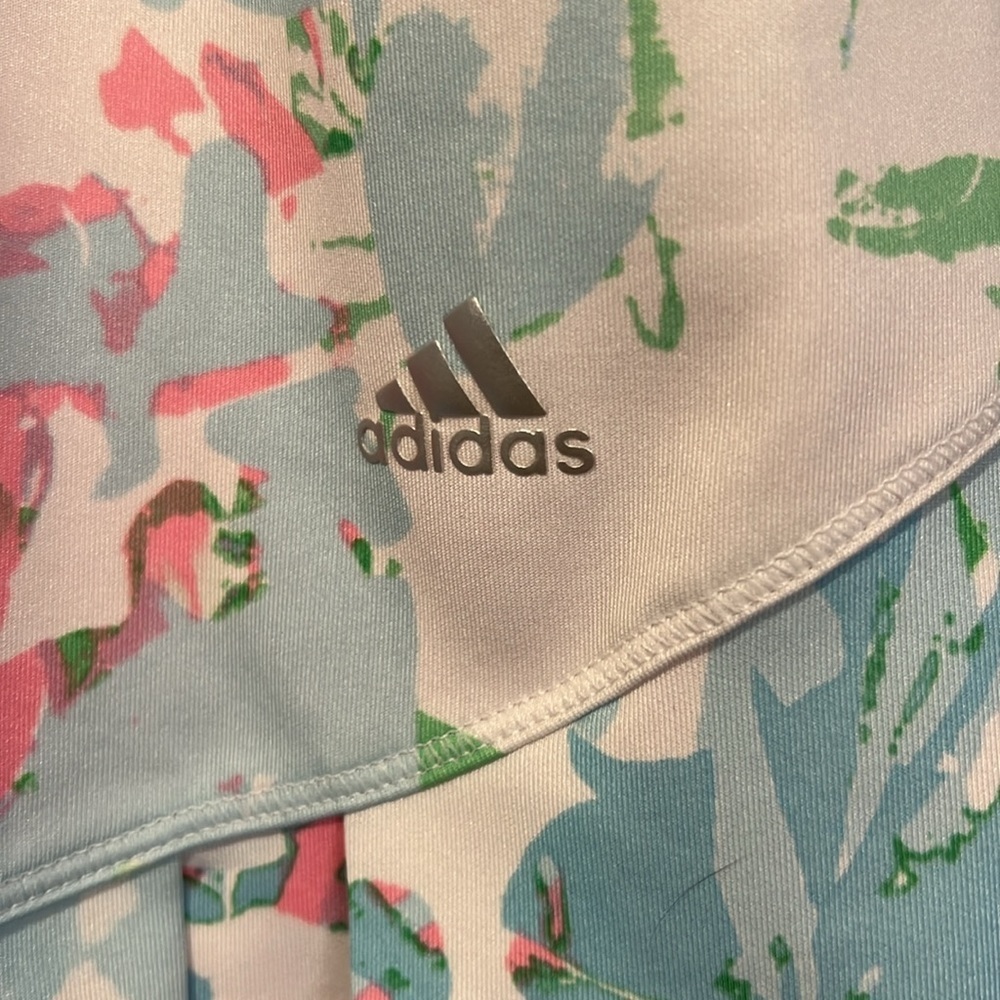 Adidas Floral pastel floral print Skort size small - Picture 3 of 8